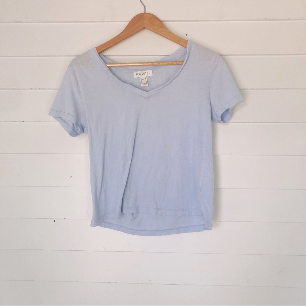 Purple V-Neck Tee